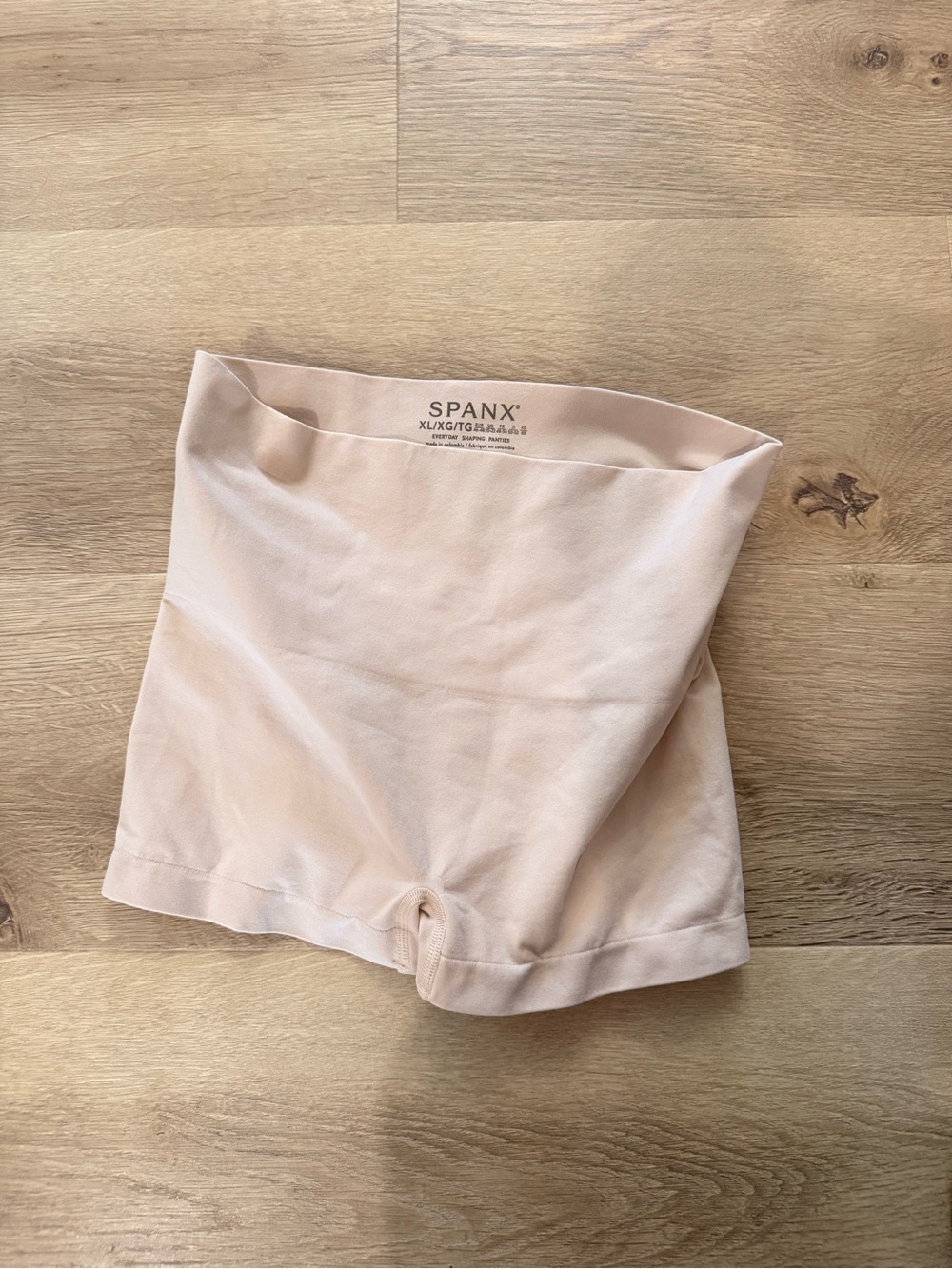 SPANX High-Waist Shaping Shorts in Nude